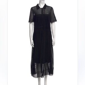 Akris Punto Lace Midi Dress, 6